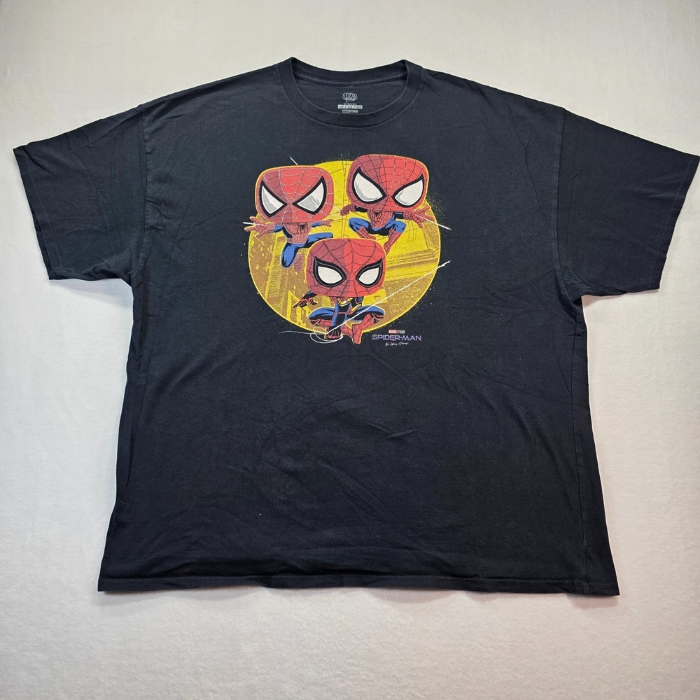 Funko Pop! Tees Marvel Spider-Man‎ No Way Home Graphic T-Shirt 3XL Black